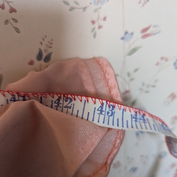 🍑 Petra Slip Dress White Floral Lace Panel 1970 Maxi Nylon Large Nightgown US - Picture 8 of 12